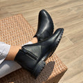 Premium Genuine Leather Chelsea Boots for Men | Black | 6-Month Warranty 3002