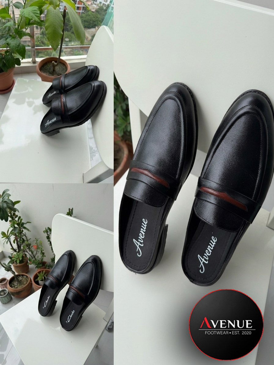 Men's Premium Half Loafers | Genuine Leather Slip-On Shoes