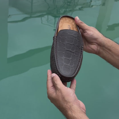 Premium Cow Leather Half Loafers with Doctor Insole